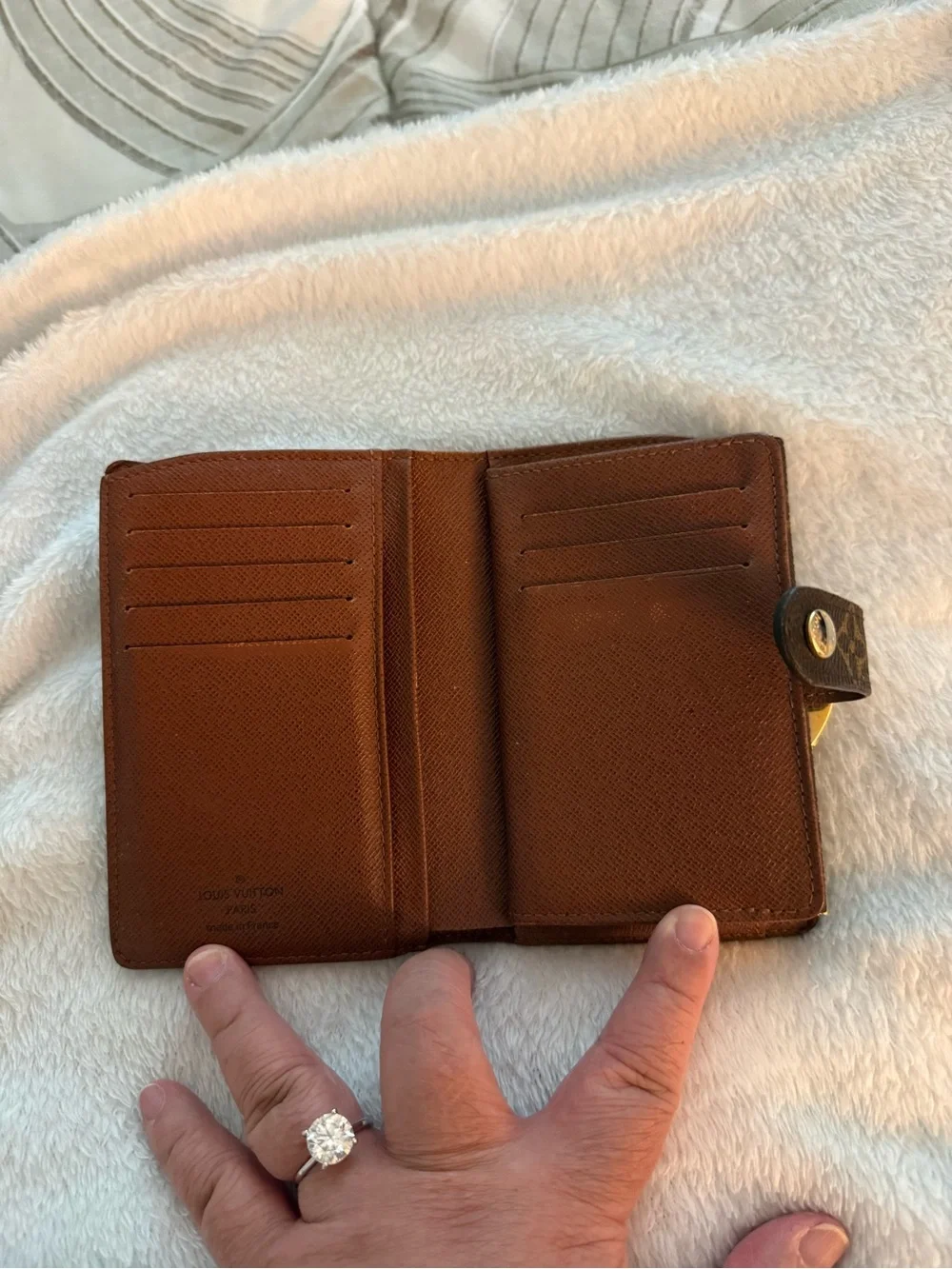 Louis Vuitton Vintage French Kisslock wallet monogram